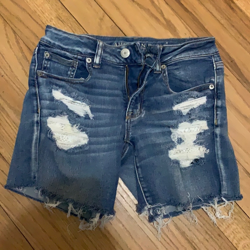 American Eagle Lace Detail Shorts